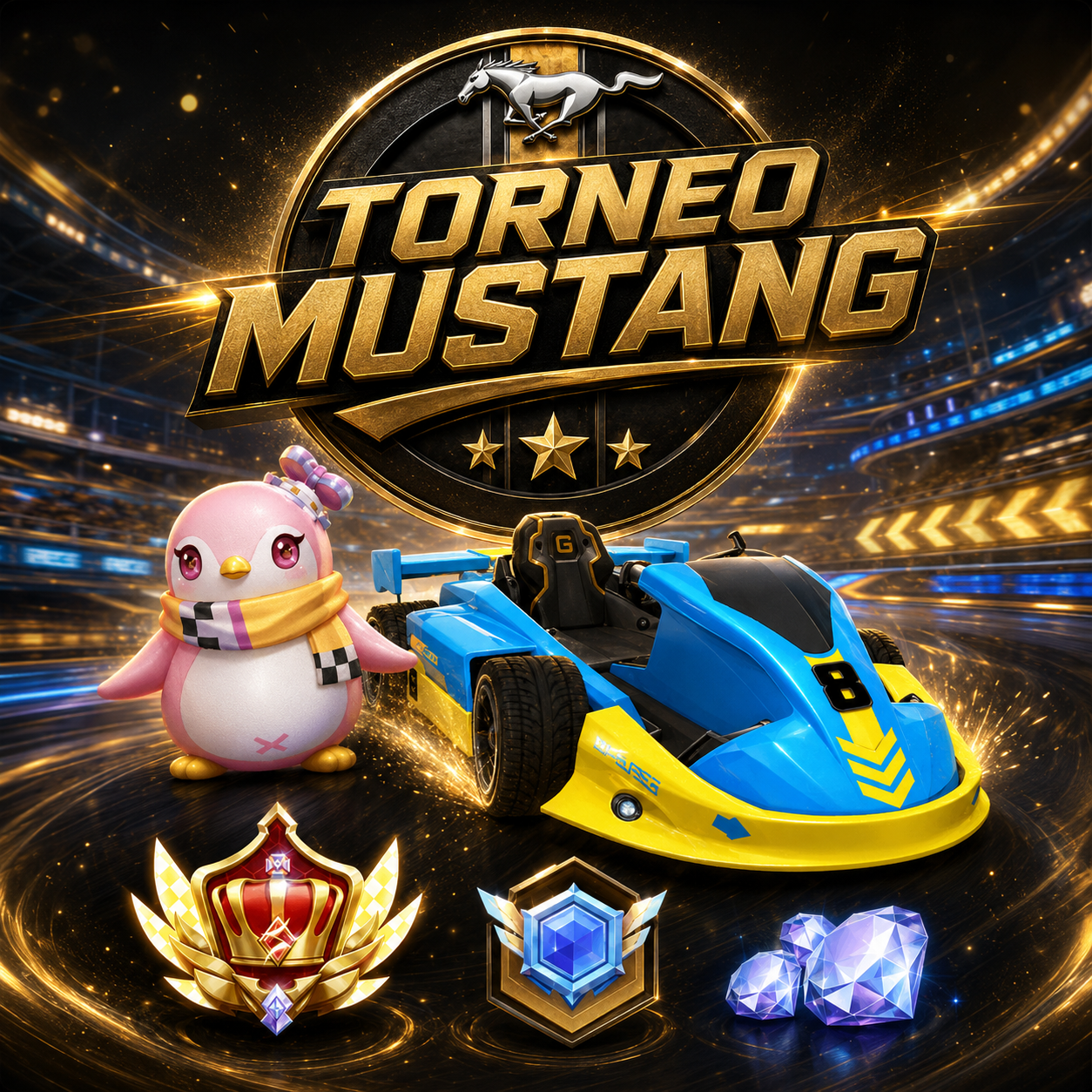 1ra Copa Mustang: club organiza torneo interno de Speed Drifters para sus jugadores