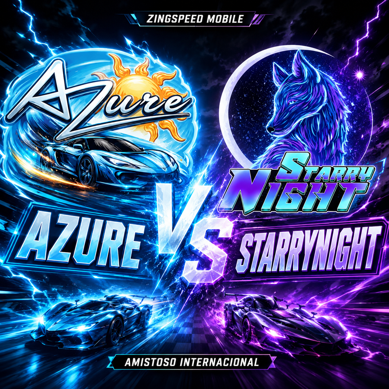 Azure y StarryNight se enfrentarán en un versus amistoso de ZingSpeed 🏁🔥